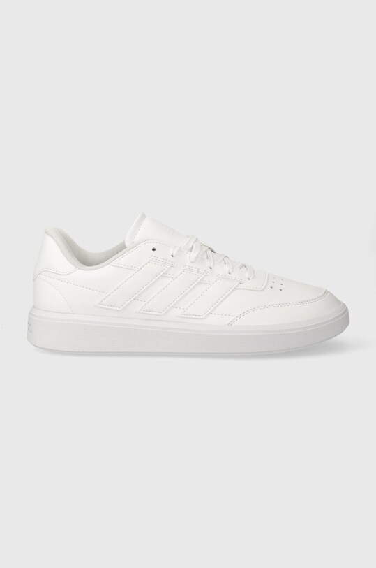 adidas sneakers COURTBLOCK mic de statură alb IF4031