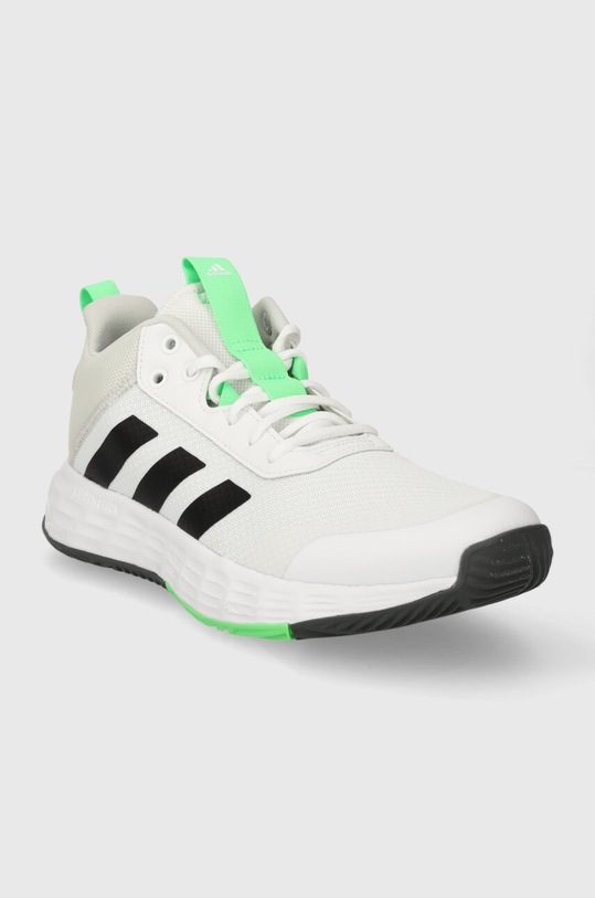 Košarkarski copati adidas Performance Own the Game 2.0 IG6249 bela SS24