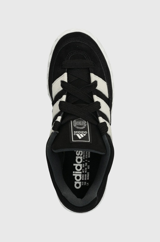 adidas Originals sneakers din piele întoarsă Adimatic negru ID8265