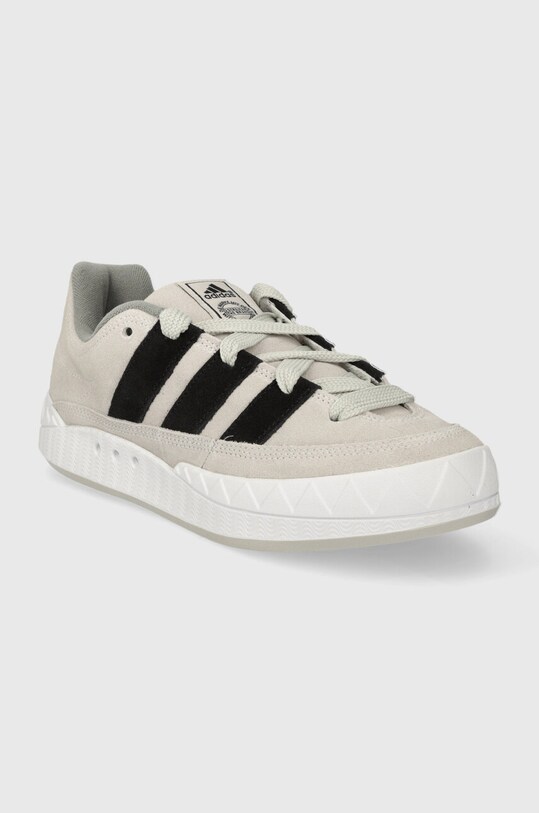 Замшевые кроссовки adidas Originals Adimatic ID8266 серый SS24