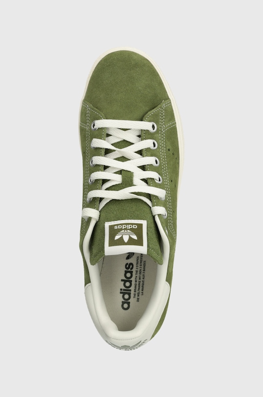 adidas Originals sneakers din piele întoarsă Stan Smith CS verde IF9324