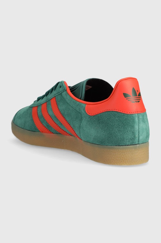 Obuwie adidas Originals sneakersy zamszowe Gazelle IG6200 zielony