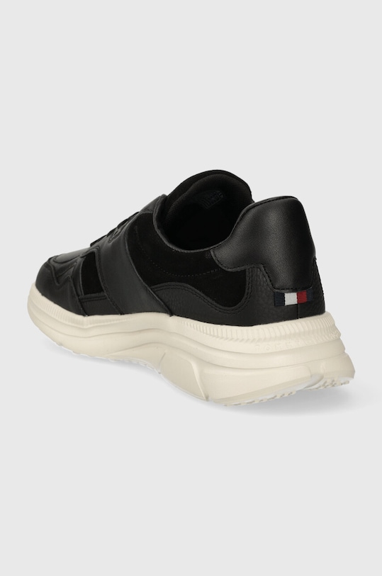 Cipők Tommy Hilfiger bőr sportcipő MODERN RUNNER PREMIUM LTH FM0FM04879 fekete