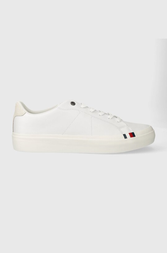 Кожаные кроссовки Tommy Hilfiger THICK VULC LOW PREMIUM LTH низкая белый FM0FM04881