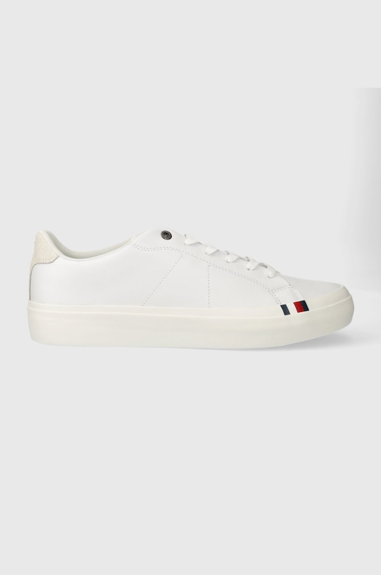Tommy Hilfiger sneakersy skórzane THICK VULC LOW PREMIUM LTH niska biały FM0FM04881