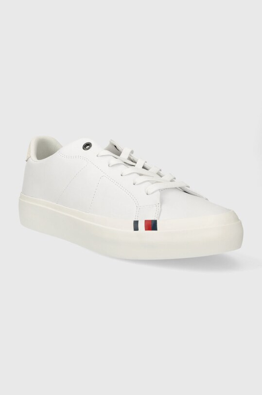 Кожаные кроссовки Tommy Hilfiger THICK VULC LOW PREMIUM LTH FM0FM04881 белый SS24