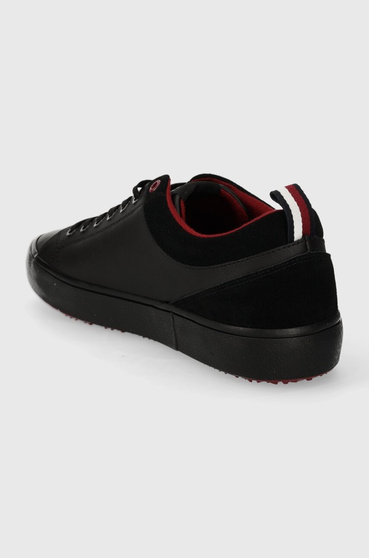 Obuwie Tommy Hilfiger sneakersy skórzane TH HI VULC CLEAT LOW LTH MIX FM0FM04884 czarny