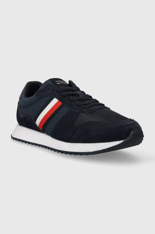 Tenisky Tommy Hilfiger RUNNER EVO MIX ESS FM0FM04886 tmavomodrá SS24