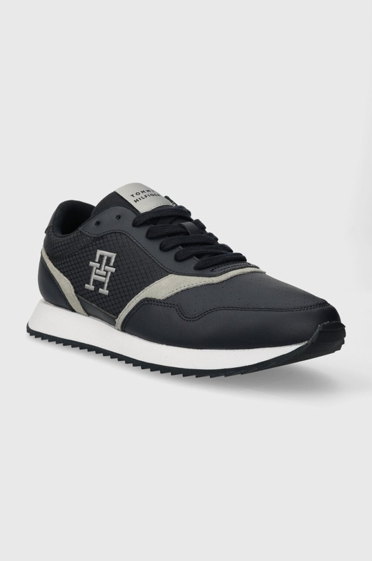 Tommy Hilfiger sportcipő RUNNER EVO MIX LTH MIX FM0FM04887 sötétkék SS24