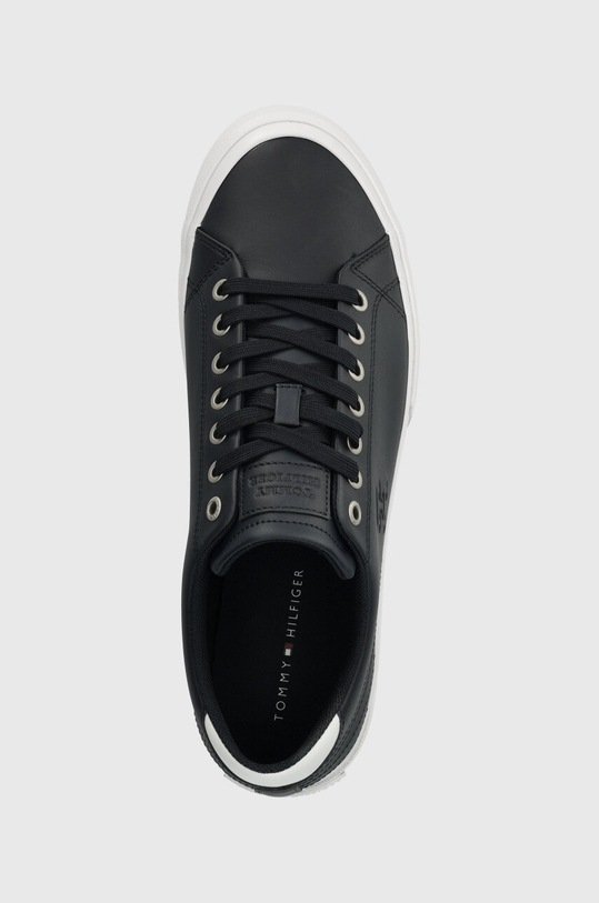 Tommy Hilfiger sneakersy skórzane TH HI VULC STREET LOW LTH ESS granatowy FM0FM04896