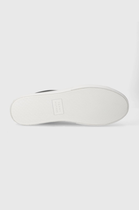 Шкіряні кросівки Tommy Hilfiger TH HI VULC STREET LOW LTH ESS FM0FM04896 темно-синій