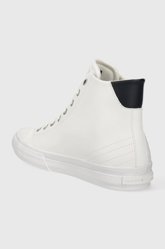 Cipők Tommy Hilfiger bőr sneaker TH HI VULC STREET LTH ESS FM0FM04897 fehér