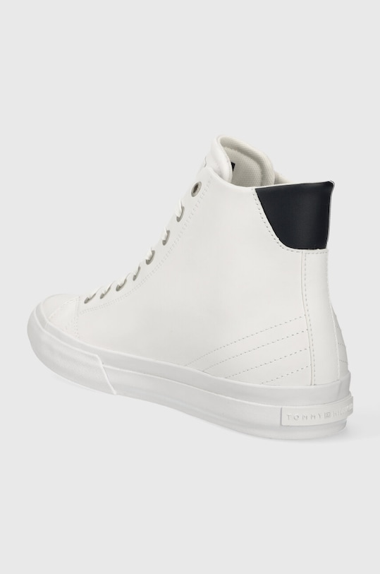 Obuwie Tommy Hilfiger trampki skórzane TH HI VULC STREET LTH ESS FM0FM04897 biały