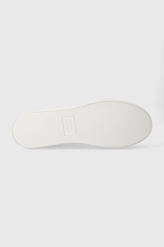 Tommy Hilfiger trampki skórzane TH HI VULC STREET LTH ESS FM0FM04897 biały