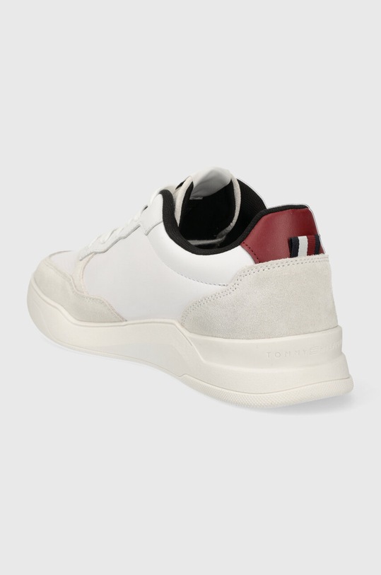 Obuwie Tommy Hilfiger sneakersy skórzane ELEVATED CUPSOLE LTH MIX FM0FM04929 biały
