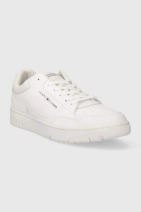 Tommy Hilfiger sneakersy TH BASKET CORE LEATHER ESS FM0FM05040 biały SS24