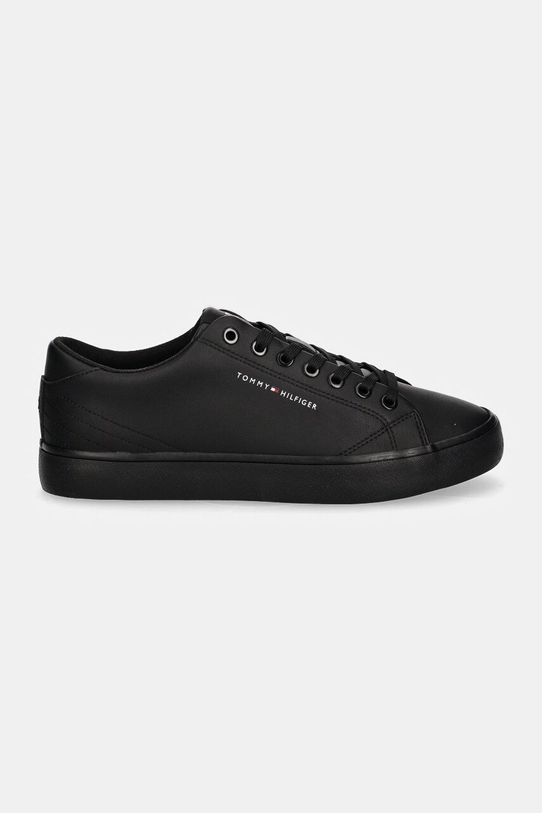 Tommy Hilfiger tenisi de piele TH HI VULC CORE LOW LEATHER ESS FM0FM05041 negru AW24