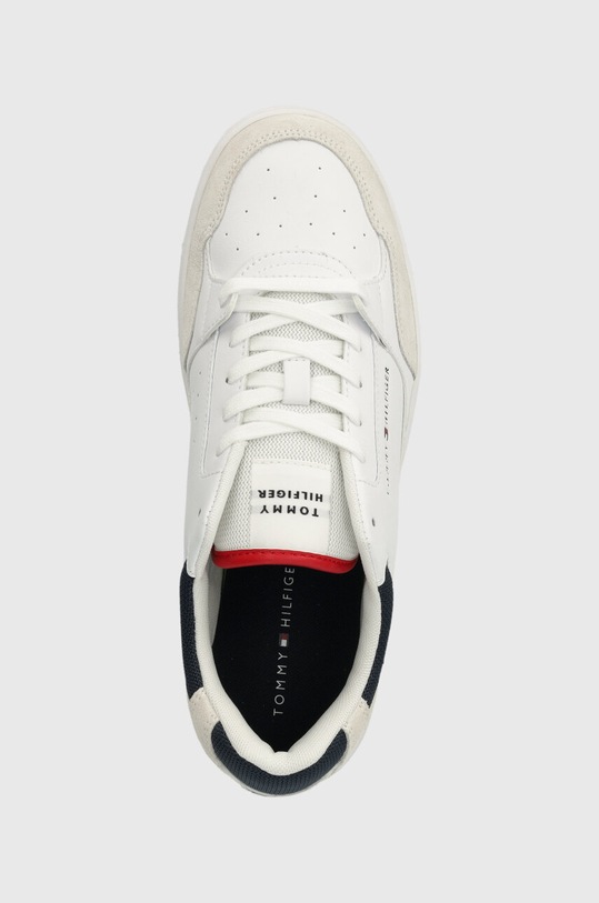 Tommy Hilfiger sneakersy TH BASKET CORE LTH MIX ESS biały FM0FM05058