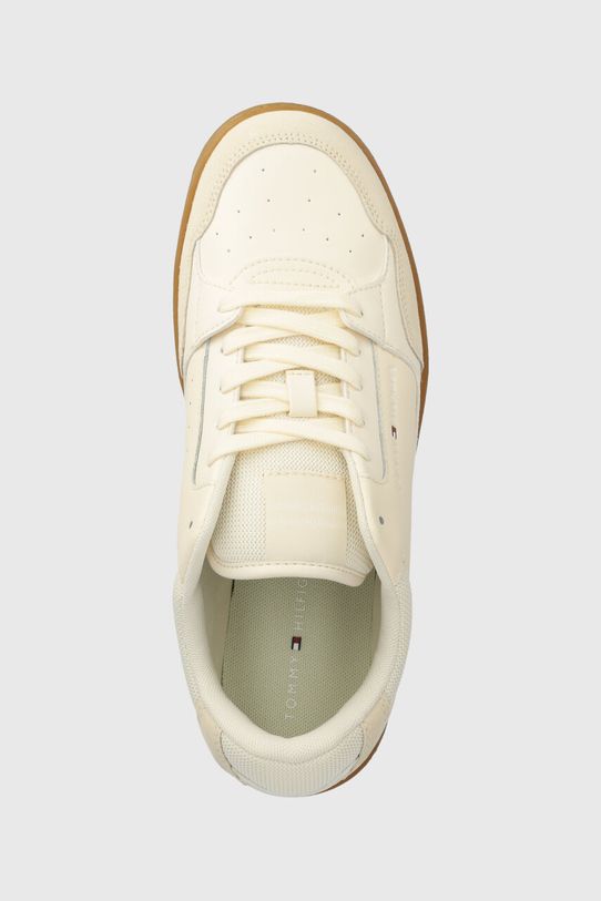 Tommy Hilfiger sneakersy TH BASKET CORE LTH MIX ESS beżowy FM0FM05058