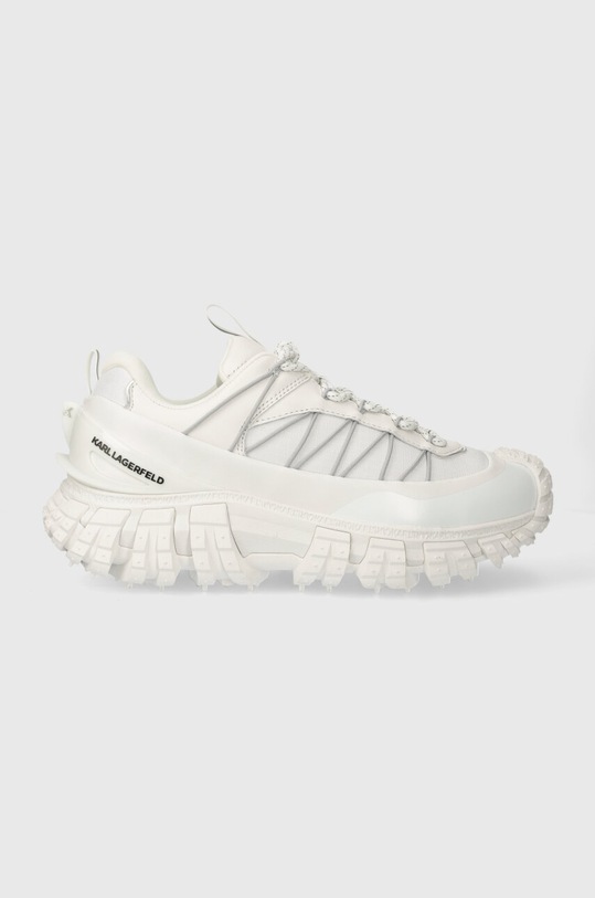 Karl Lagerfeld sneakersy K/TRAIL tekstylny biały KL53723F.011