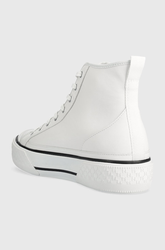 Obuwie Karl Lagerfeld trampki skórzane KAMPUS MAX KL KL50450.011 biały
