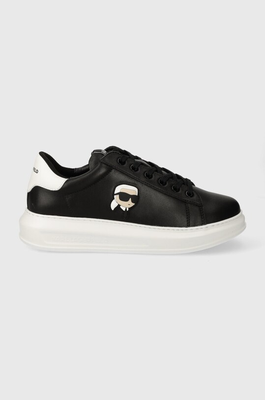 Кожаные кроссовки Karl Lagerfeld KAPRI MENS Planet friendly чёрный KL52530N.000