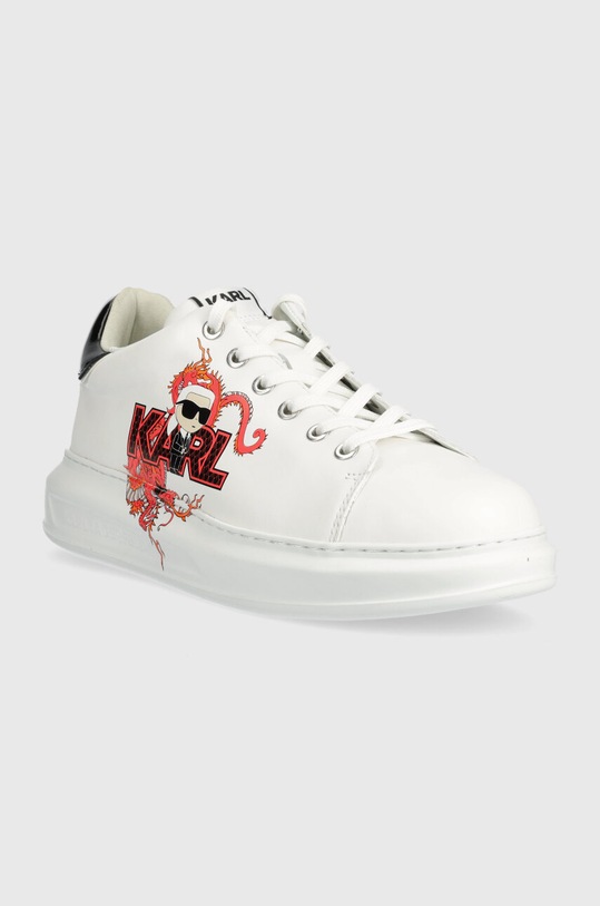 Karl Lagerfeld sneakersy skórzane KAPRI MENS CNY KL95524F.011 biały SS24