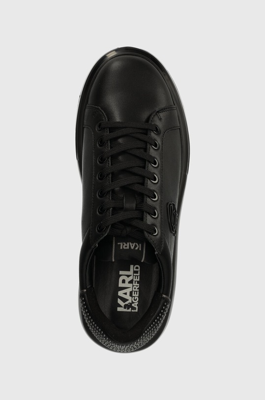 Karl Lagerfeld bőr sportcipő KAPRI KUSHION fekete KL52631N.00X