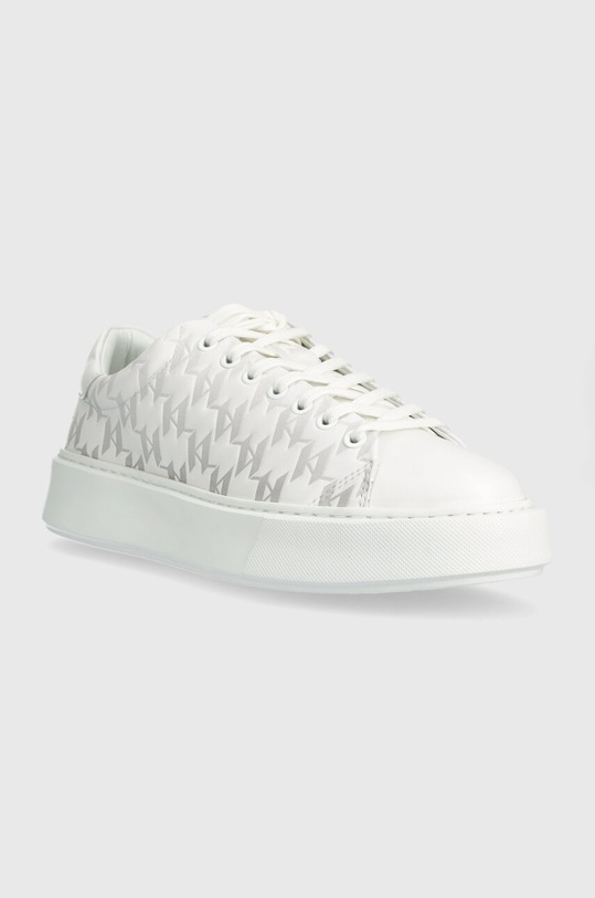 Karl Lagerfeld sneakersy skórzane MAXI KUP KL52224.011 biały SS24