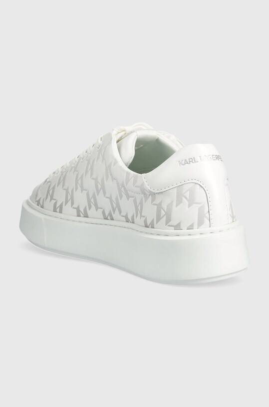 Scarpe Karl Lagerfeld sneakers in pelle MAXI KUP KL52224.011 bianco