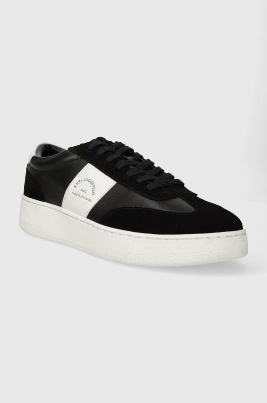 Karl Lagerfeld sneakers din piele KOURT III KL51524.00W negru SS24