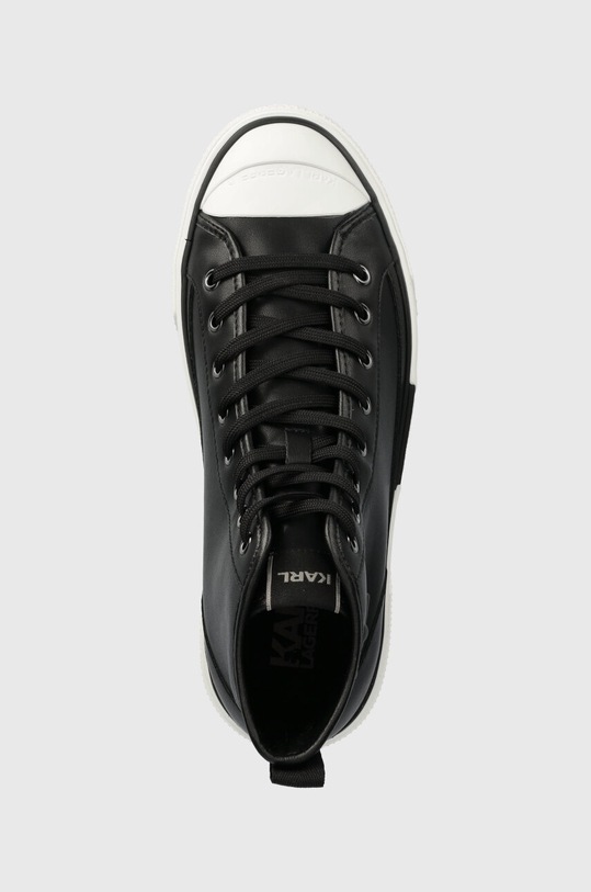 Кожаные кеды Karl Lagerfeld KAMPUS MAX KL чёрный KL50450.000