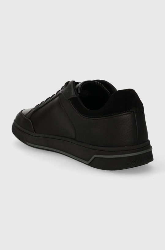 Obuwie Calvin Klein sneakersy skórzane LOW TOP LACE UP LTH HM0HM01455 czarny