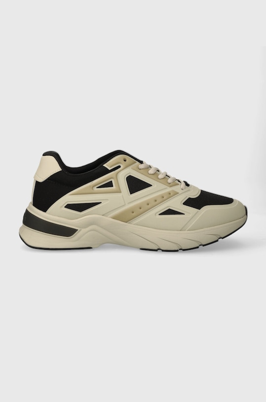 Calvin Klein sneakersy LOW TOP LACE UP syntetyczny beżowy HM0HM01363