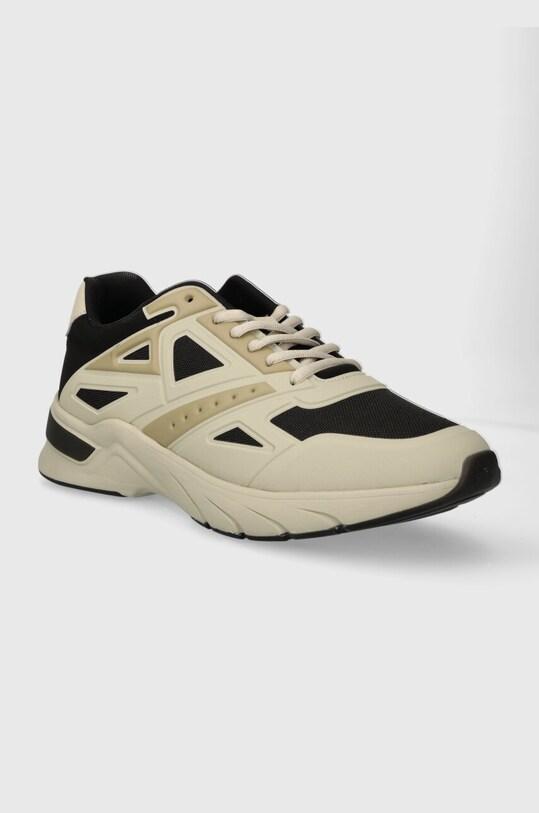 Calvin Klein sneakers LOW TOP LACE UP HM0HM01363 bej SS24