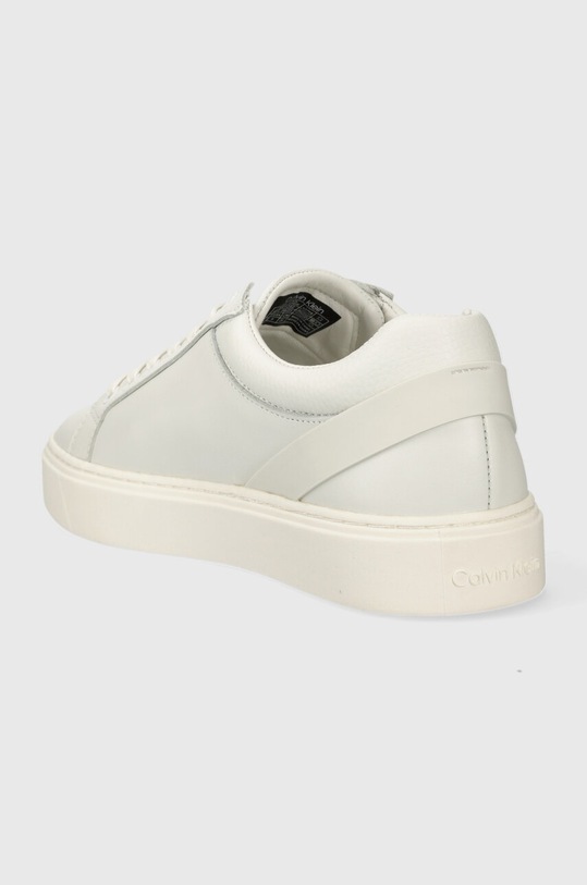 Obuwie Calvin Klein sneakersy skórzane LOW TOP LACE UP ARCHIVE STRIPE HM0HM01292 biały