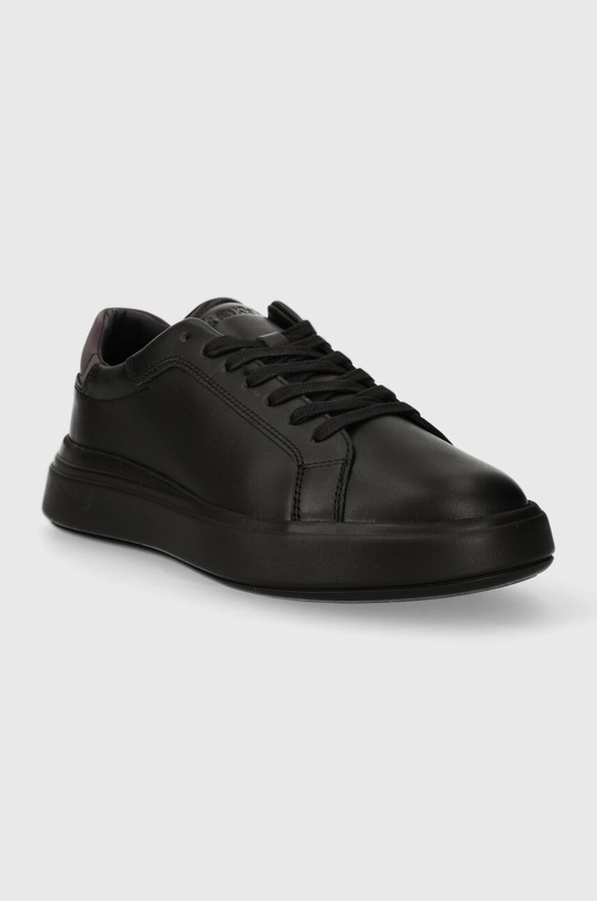 Calvin Klein bőr sportcipő LOW TOP LACE UP PET HM0HM01288 fekete SS24