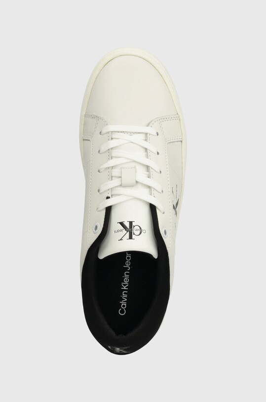 Взуття Шкіряні кросівки Calvin Klein Jeans CLASSIC CUPSOLE LOW ML LTH YM0YM00864 білий