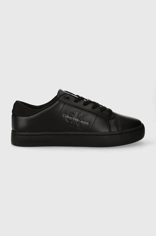 Calvin Klein Jeans sneakers din piele CLASSIC CUPSOLE LOW ML LTH Planet friendly negru YM0YM00864