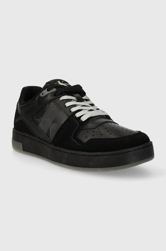 Кроссовки Calvin Klein Jeans BASKET CUPSOLE LOW LTH NBS LUM YM0YM00869 чёрный SS24