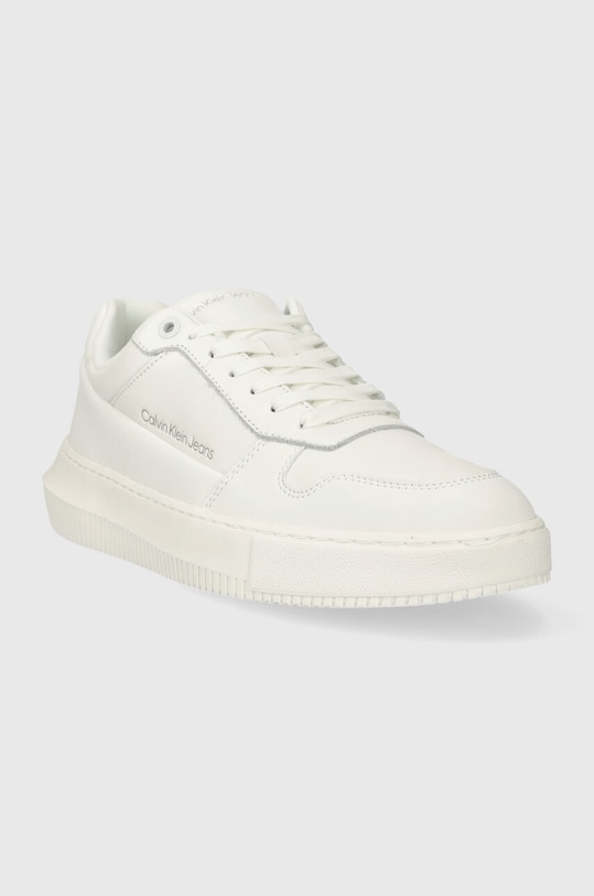 Кроссовки Calvin Klein Jeans CHUNKY CUPSOLE LOW LTH IN SAT YM0YM00873 белый SS24