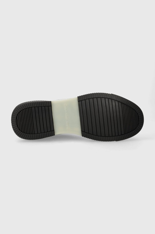 Calvin Klein Jeans bőr sportcipő CHUNKY CUP 2.0 LOW LTH LUM fekete YM0YM00876