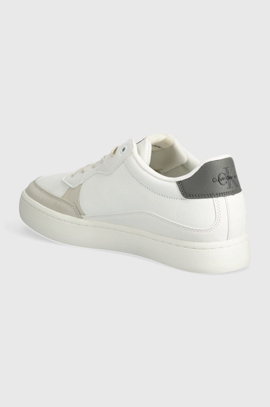 Boty Tenisky Calvin Klein Jeans CLASSIC CUPSOLE LOW LTH ML FAD YM0YM00885 bílá