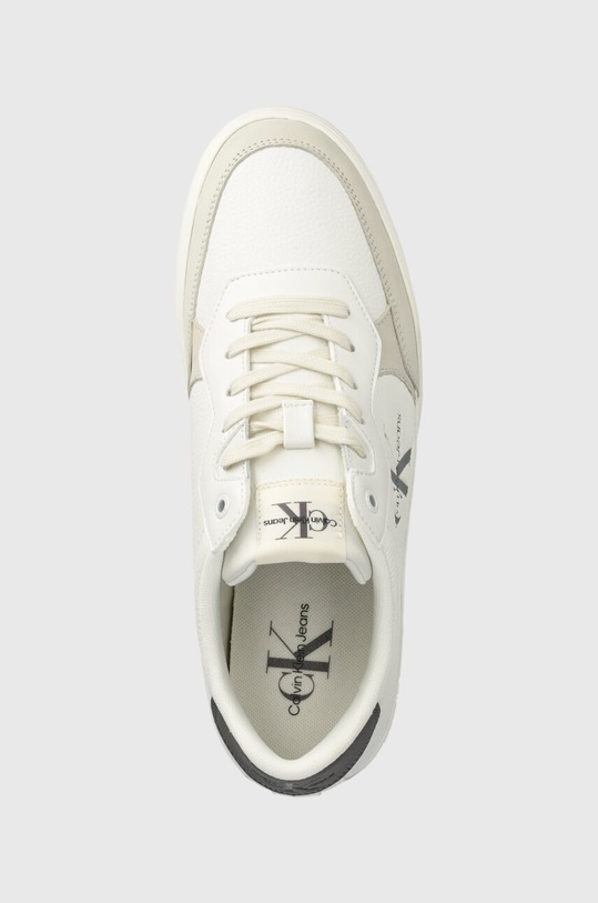 Tenisky Calvin Klein Jeans CLASSIC CUPSOLE LOW LTH ML FAD bílá YM0YM00885