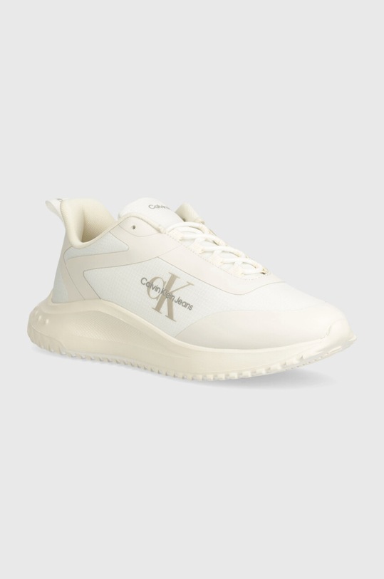Calvin Klein Jeans sneakersy EVA RUNNER LOW LACE ML MIX niska biały YM0YM00968