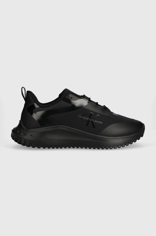 Tenisky Calvin Klein Jeans EVA RUNNER LOW LACE ML MIX nízky čierna YM0YM00968