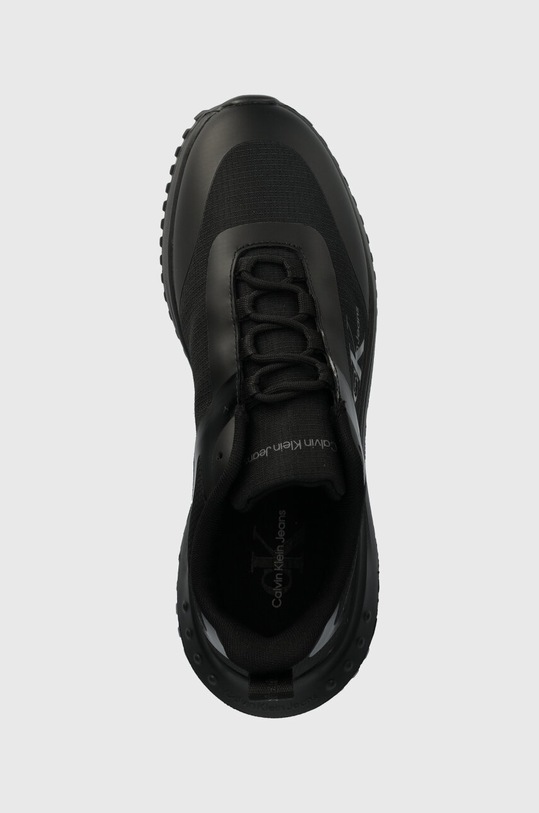 Calvin Klein Jeans sneakersy EVA RUNNER LOW LACE ML MIX czarny YM0YM00968