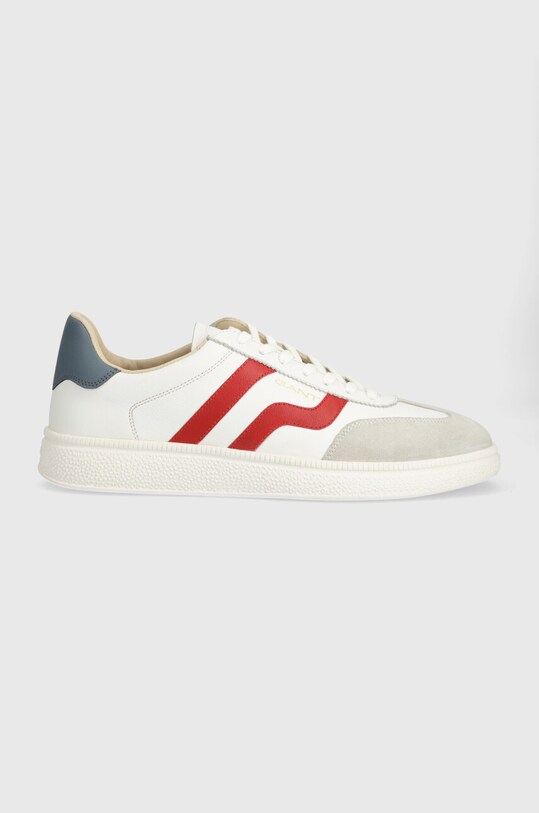 Gant sneakers din piele Cuzmo piele întoarsă alb 28631482.G238