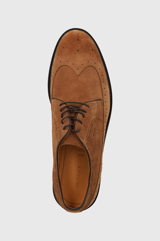 Gant pantofi de piele intoarsa Bidford maro 28633464.G45