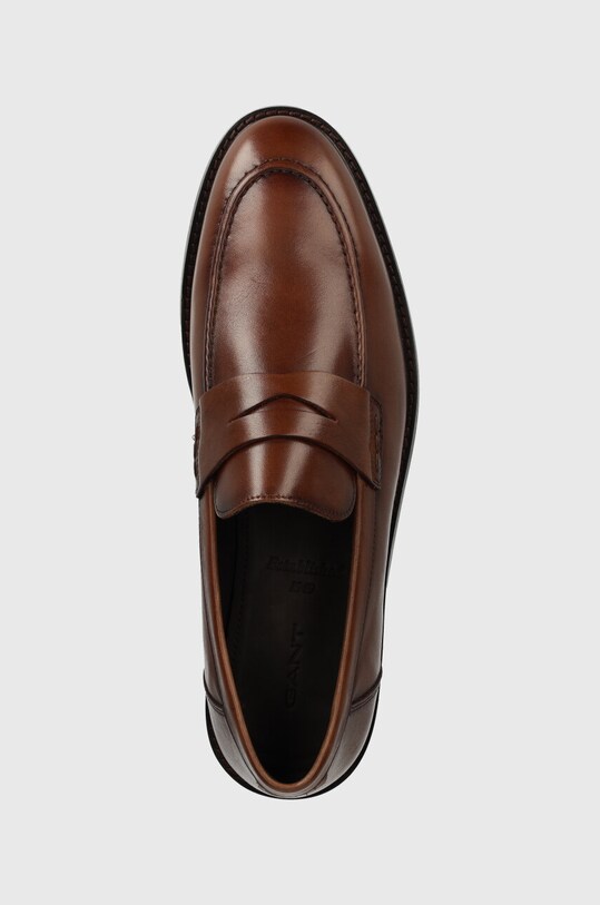 Kožené poltopánky Gant Lozham hnedá 28671511.G45